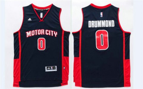 Maillot De Basket Detroit Pistons Andre Drummond 0 Tissus Sportif Fans Edition Noir